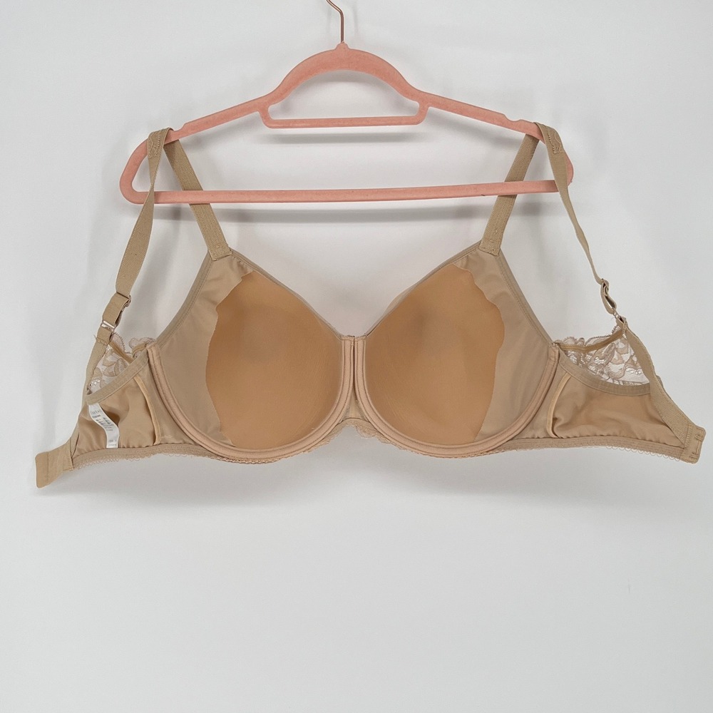 Fantasie Rebecca Lace Spacer T-Shirt Bra Sand Nude Underwire 34G UK 34I US - Picture 11 of 14